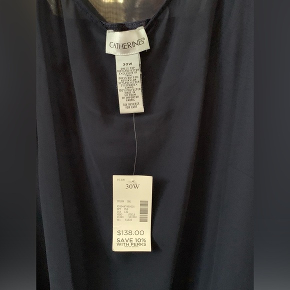 NWT Formal Catherine’s Dress. Dark blue Fancy cocktail party or wedding dress. - Picture 7 of 7